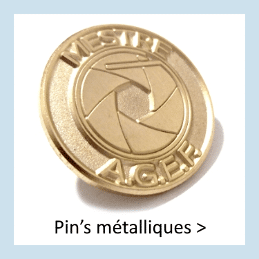 Fabrication de Pin's en Métal Personnalisés - Fabricant de Badges  Personnalisés tous formats !